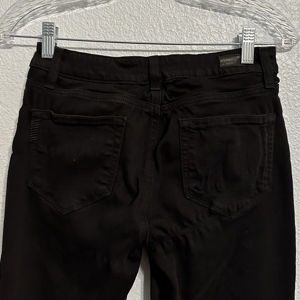 Paige Jeans Womens 26 Black Verdugo Ultra Skinny Dark Wash Stretch Casual Ladies - Picture 4 of 11